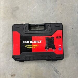Corebilt 23 Piece 1/2 Inch Driver Impact Socket‎ Set 
Brand New